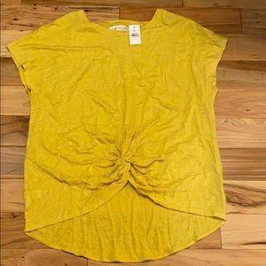 NWT tie front shirt  Lou and Grey for loft